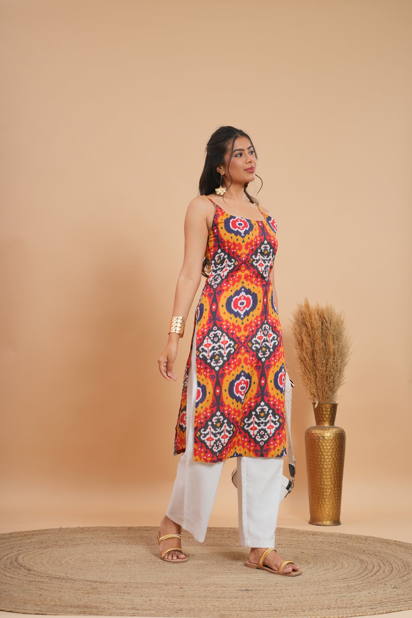 Agnisara Ikat Corset Kurti