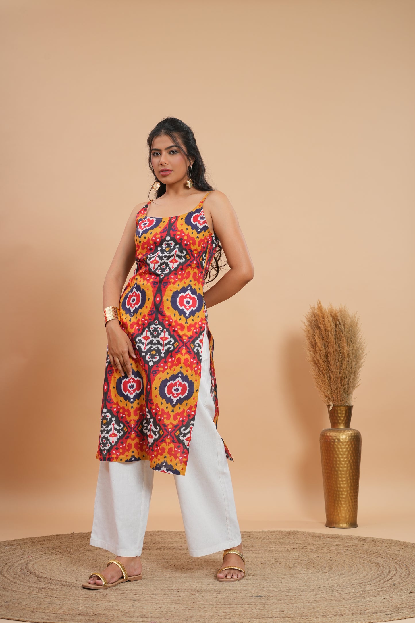 Agnisara Ikat Corset Kurti