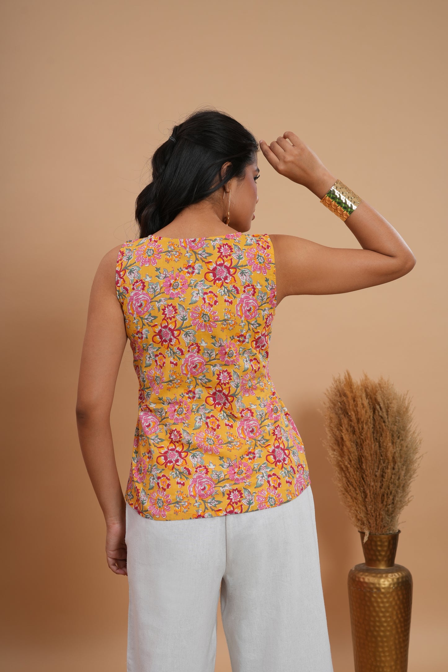 Ambar Floral Peplum Top