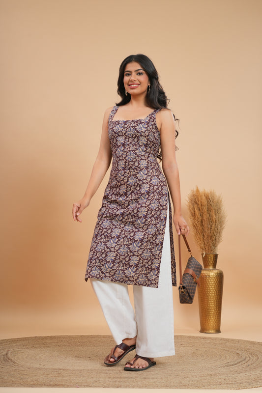 Vanya Kalamkari Print Kurti